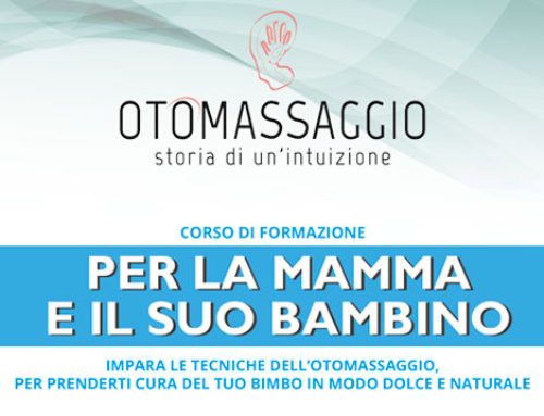 Corso di otomassaggio per la mamma e il suo bambino.